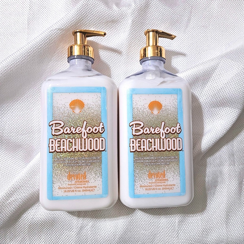 Devoted Creations Barefoot Beachwood After Sun Daily Hydrator 18.25oz Lot of 2